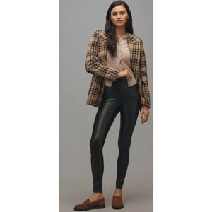 Commando Perfect‎ Control Faux Leather Leggings Black Medium High Waist Stretch